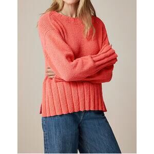 J.Crew Marina sweater in textured cotton blend Size XS #CG819